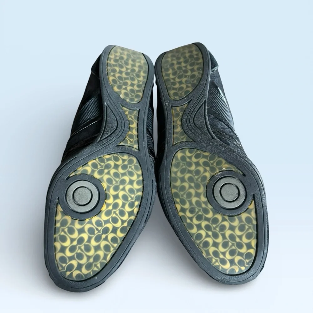 Coach Black Remonna Signature Sneakers - Picture 7 of 8